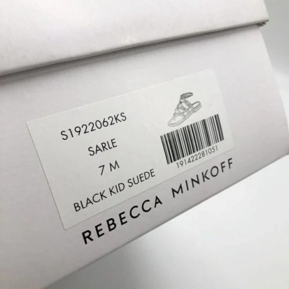 REBECCA MINKOFF Sarle Strappy Black Sandal